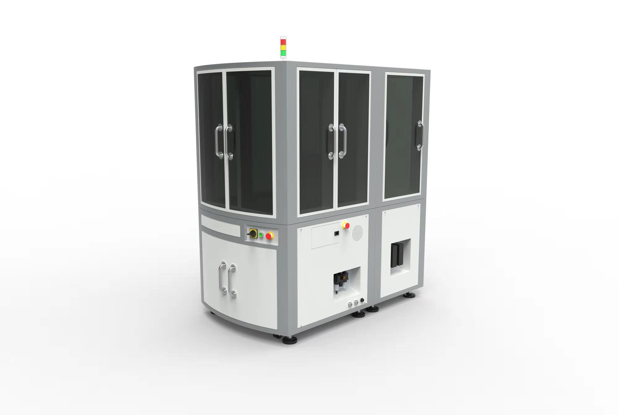 思普泰克混料視覺檢測設備檢測吊牌外觀不良