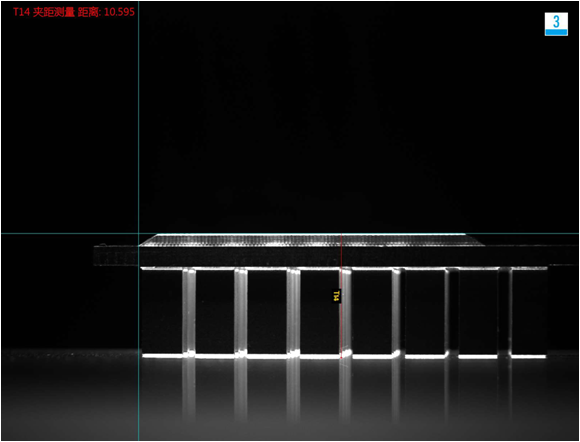 散熱片視覺檢測方案 視覺CCD檢測自動化設(shè)備