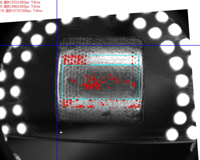 頂部正光檢測(cè)分析圖