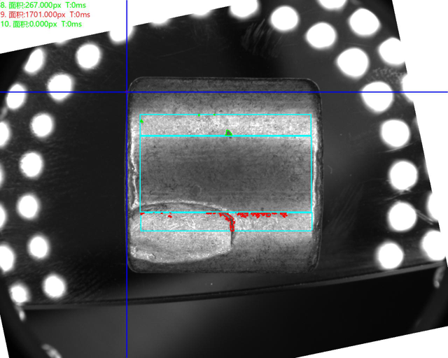頂部正光檢測(cè)分析圖